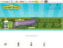 Tablet Screenshot of dynamichealth.com